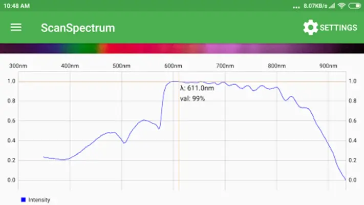 ScanSpectrum android App screenshot 2